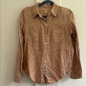 Lilly Pulitzer Brown Casual Shirt